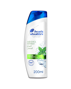 HEAD&SHOULDER REFRESHING MENTHOL SHAMPOO 200ML