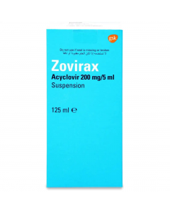 ZOVIRAX 200MG/5ML 125ML SUSP