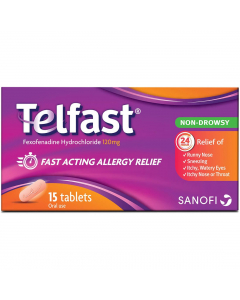 TELFAST 120MG 15TAB