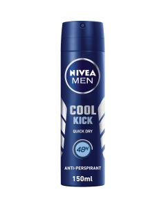 NIVEA COOL KICK MEN DEODORANT SPRAY 150ML