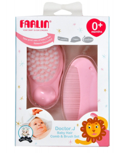 FARLIN BABY COMB & BRUSH SET MODEL BF150A