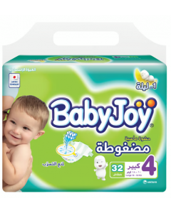 BABY JOY SIZE (4) VALUE PACK 32 DIAPERS