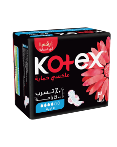 كوتكس فوط صحية ماكسي عادية بالاجنحة 30 فوطة