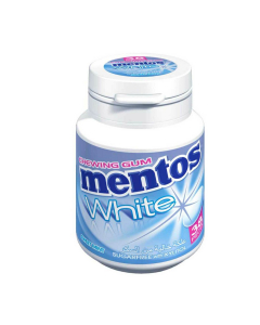 MENTOS SWEET MINT WHITE GUM JAR 54G