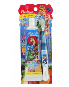 RAIYA FRUITY JUNIOR TOOTHPAST 75G+TOOTHBRUSH