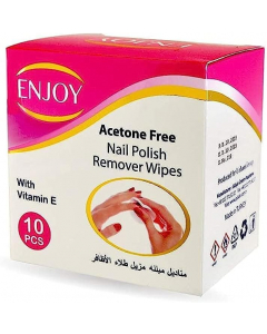 ENJOY NAIL POLISH REMOVER WIPES 10PCS