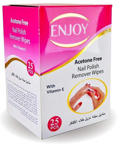 ENJOY NAIL POLISH REMOVER WIPES 25PCS