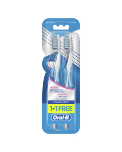 ORAL B PROEXPERT SENSITIVE EXTRA SOFT TOOTHBRUSH 1+1