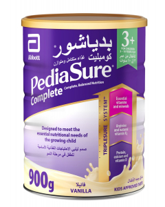 PEDIASURE COMPLETE 3+ BABY MILK VANILLA 900G