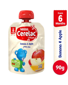 CERELAC PUREE BANANA APPLE *90G