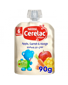 CERELAC PUREE APPLE CARROT MANGO *90G