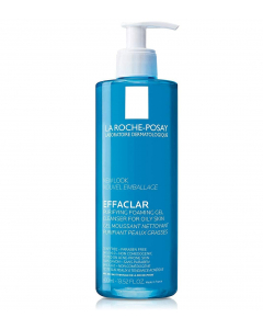 LA ROCHE POSAY EFFACLAR ACNE FOAMING CLEANSING GEL FOR OILY AND ACNE PRONE SKIN 400ML