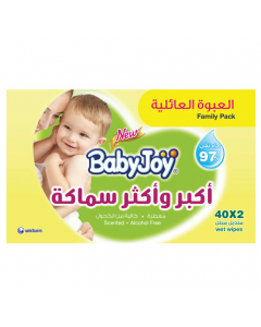 مناديل بيبي جوي مبللة سميكة معطرة 80 حبة