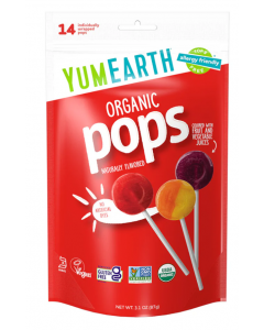 YUMEARTH ORGANIC LOLLIPOPS FRUIT 14 POPS