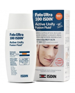 ISDIN FOTO ULTRA 100 ACTIVE SUNSCREEN UNIFY FUSION FLUID NO COLOR 50 ML