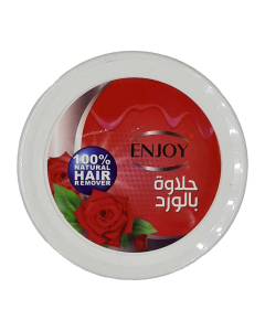 انجوي حلاوة مزيلة للشعر بالورد 400جم