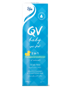 QV BABY 2 IN 1 SHAMPOO & CONDITIONER 200G