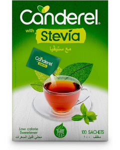 CANDEREL WITH STEVIA 100SACHETS