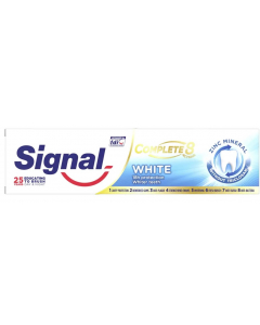 SIGNAL TOOTHPASTE CMPLT 8 WHITE ZINC 75ML