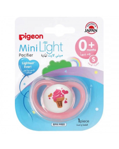 PIGEON MINI LIGHT SILICONE PACIFER ICE CREAM SMALL 0M+