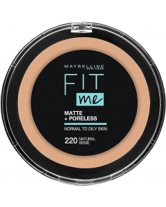 MAYBELLINE FIT ME MATTE + PORELESS POWDER NATURAL BEIGE 220