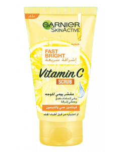 GARNIER SKINACTIVE FAST BRIGHT VITAMIN C SCRUB 150ML