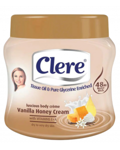 CLERE LUSCIOUS BODY CREME VANILLA AND HONEY 500ML