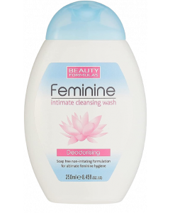 BEAUTY FORMULAS FEMININE INTIMATE CLEANSING WASH DEODRISING 250ML