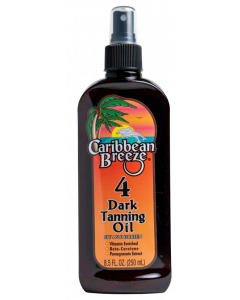 CARIBBEAN BREEZE DARK TANNING OIL SPF4 250ML