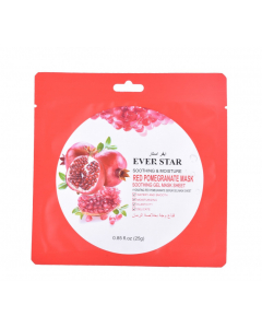 EVER STAR RED POMEGRANATE MASK SOOTHING & MOISTURE 25G