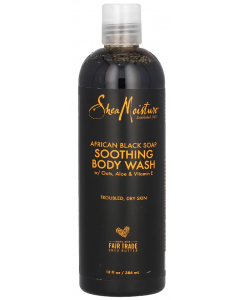 SHEA MOISTURE AFRICAN BLACK SOAP SOOTHING BODY WASH 384ML