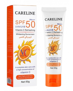 CARELINE SUNSCREEN 50SPF VITAMIN C 50G