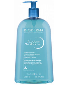 BIODERMA ATODERM GEL DOUCHE ULTRA GENTLE SHOWER GEL FOR DRY AND SENSITIVE SKIN 1L