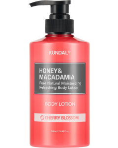 KUNDAL HONEY AND MACADAMIA PURE BODY LOTION CHERRY BLOSSOM 500ML