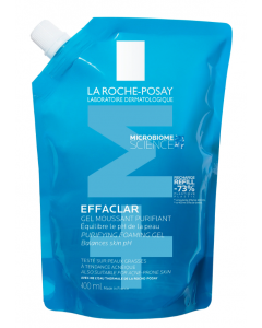 LA ROCHE POSAY EFFACLAR ACNE FOAMING CLEANSING GEL FOR OILY AND ACNE PRONE SKIN REFILL PACK 400ML