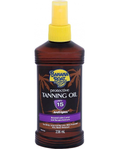 زيت Banana Boat للتسمير مع عامل حماية 15 متوفر لدى صيدلية اوتلت