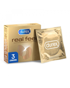 DUREX REAL FEEL CONDOM 3PCS