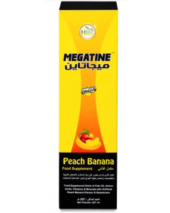 MEGATINE OMEGA 3 FISH OIL PEACH BANANA LIQUID 227ML