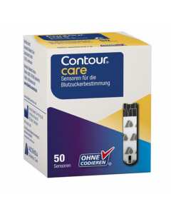 CONTOUR CARE BLOOD SUGAR TEST STRIPS 50 PIECES