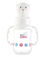 BABY ZONE PLASTIC FEEDING BOTTLE 120 ML TOY COVER 