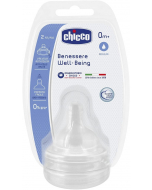 CHICCO PHYSIOLOGICAL SILICON NIPPLE 0M+ 0BPA